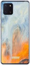 Samsung Galaxy Note 10 Lite Hoesje Transparant TPU Case - Fire Against Water #ffffff