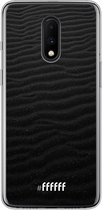 OnePlus 7 Hoesje Transparant TPU Case - Black Beach #ffffff