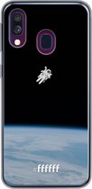 Samsung Galaxy A40 Hoesje Transparant TPU Case - Spacewalk #ffffff