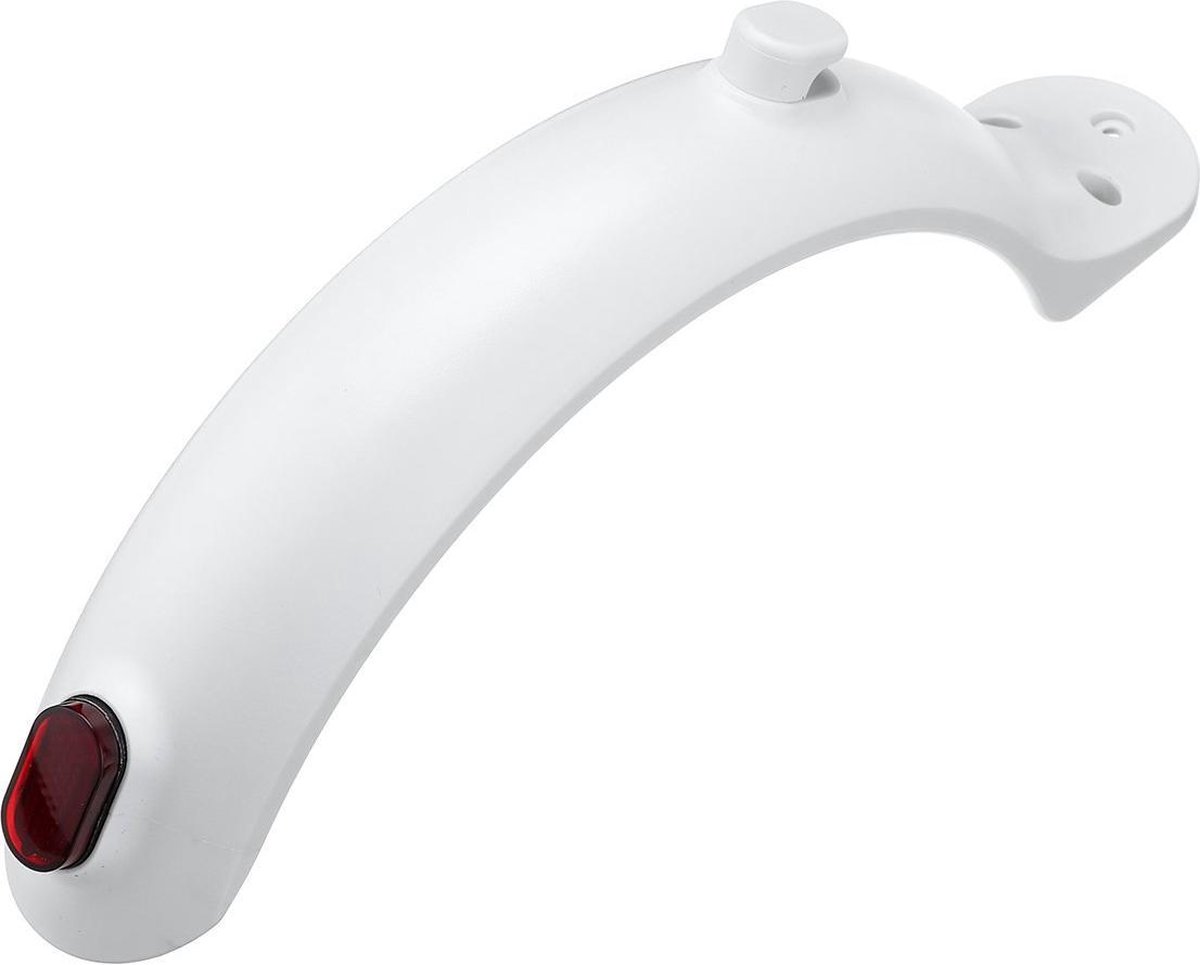 TECHPUNT Achterspatbord inclusief achterlicht - Geschikt voor Xiaomi M365 Elektrische Step - E-scooter | Wit – foto 2