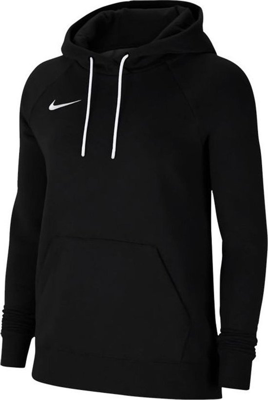 Zwarte Nike hoodie met witte Nike logo.