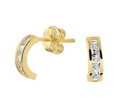 N-joy trendstyle 15565 14 karaats gouden oorsieraden, afterpay, snel geleverd, gratis cadeauservice, eigen service atelier en graveerdienst.