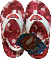 Teenslippers met bandje | Reef | Camouflage Roze | Maat 23