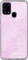 Samsung Galaxy M31 Hoesje Transparant TPU Case - Pink Slink #ffffff