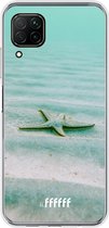 Huawei P40 Lite Hoesje Transparant TPU Case - Sea Star #ffffff