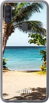 Samsung Galaxy A11 Hoesje Transparant TPU Case - Coconut View #ffffff