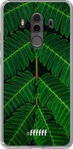 Huawei Mate 10 Pro Hoesje Transparant TPU Case - Symmetric Plants #ffffff