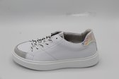 Muoviti- witte sneaker glimmend accent hiel- H- maat 39