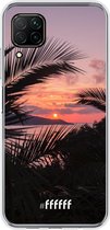 Huawei P40 Lite Hoesje Transparant TPU Case - Pretty Sunset #ffffff