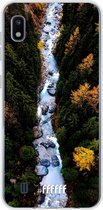 Samsung Galaxy A10 Hoesje Transparant TPU Case - Forest River #ffffff