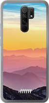 Xiaomi Redmi 9 Hoesje Transparant TPU Case - Golden Hour #ffffff