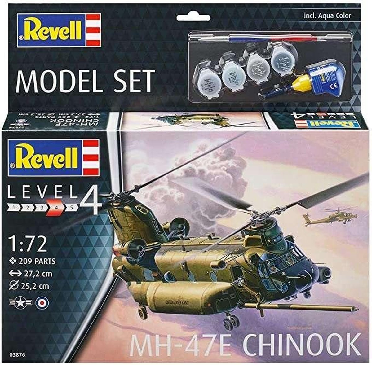 1:72 Revell 63876 MH-47E Chinook - Model Set Plastic kit | bol