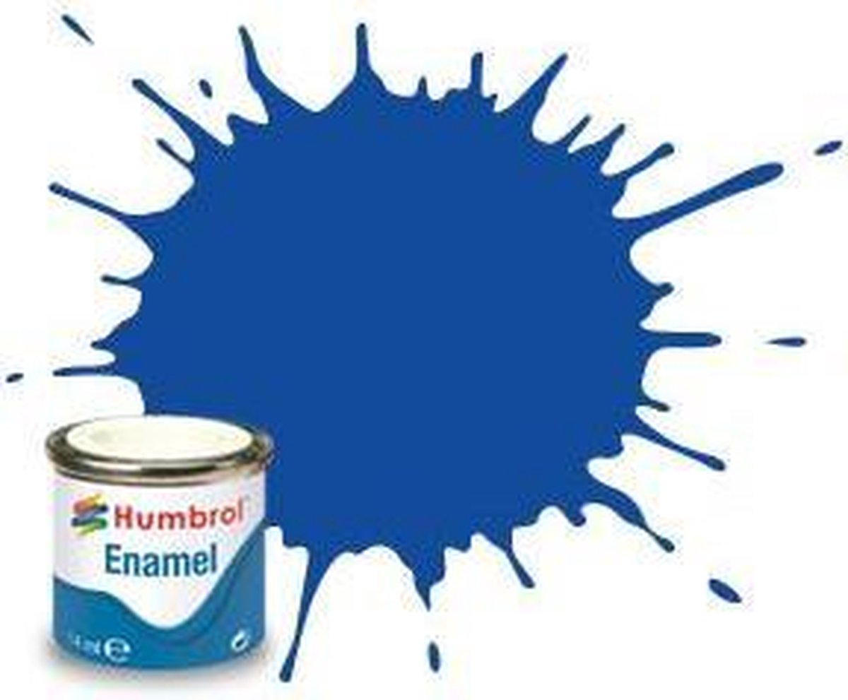 Humbrol Emailleverf Metallic - 14 ml - No. 222 Moonlight Blue