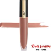 L'Oréal Paris Rouge Signature Lippenstift - 448 I Tease  Matte Vloeibare Lipstick