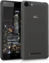 kwmobile hoesje compatibel met Wiko Lenny 2 - Back cover voor smartphone - Telefoonhoesje in zwart