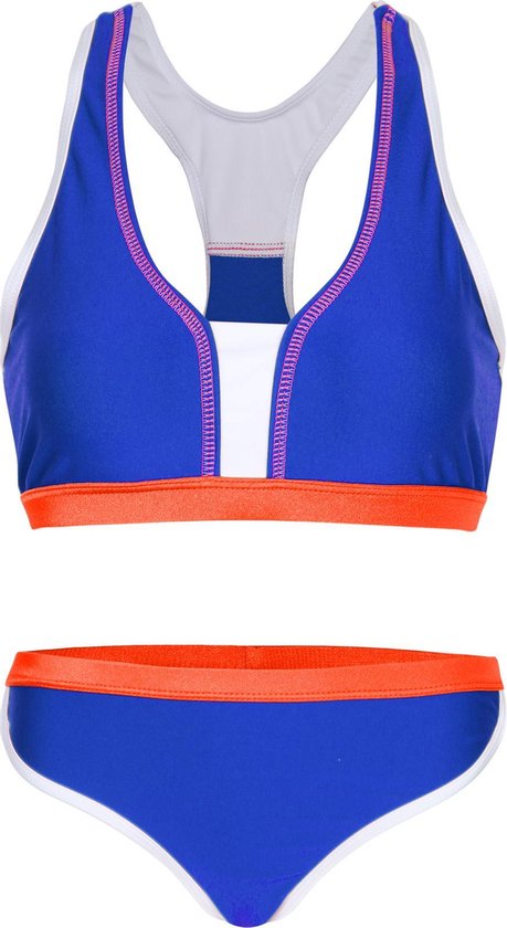 Vereniging personeel Nieuwheid Sportieve bikini met 3 kleuren - Blauw -170-176 | bol.com
