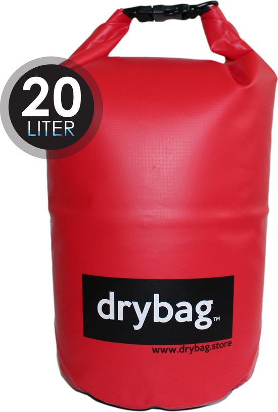 Drybag.store - waterdichte tas - 20l rood - gratis verzending