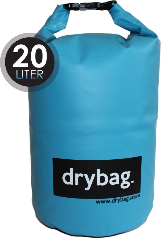 Penelope berouw hebben syndroom Groots Dry Bag Rugzak – Waterdichte Tas 20 Liter Blauw – Watervrij Spullen  opbergen... | bol.com