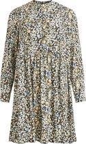 OBJECT Dames 23035549 DITSY NELLE L/S DRESS A BF Zwart Jurk - Maat 34