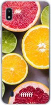 Samsung Galaxy A10 Hoesje Transparant TPU Case - Citrus Fruit #ffffff