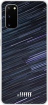 Samsung Galaxy S20 Hoesje Transparant TPU Case - Moving Stars #ffffff