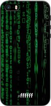 iPhone 5s Hoesje TPU Case - Hacking The Matrix #ffffff