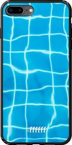 iPhone 8 Plus Hoesje TPU Case - Blue Pool #ffffff