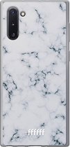 Samsung Galaxy Note 10 Hoesje Transparant TPU Case - Classic Marble #ffffff