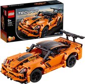LEGO 42093 Technic Chevrolet Corvette ZR1 & Hot rod, 2-in-1 sportauto model, Raceauto's collectie - Oranje