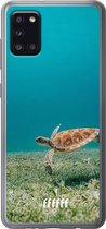 Samsung Galaxy A31 Hoesje Transparant TPU Case - Turtle #ffffff