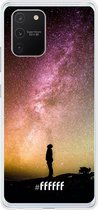 Samsung Galaxy S10 Lite Hoesje Transparant TPU Case - Watching the Stars #ffffff