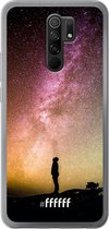 Xiaomi Redmi 9 Hoesje Transparant TPU Case - Watching the Stars #ffffff