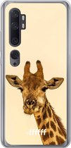 Xiaomi Mi Note 10 Hoesje Transparant TPU Case - Giraffe #ffffff