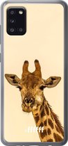Samsung Galaxy A31 Hoesje Transparant TPU Case - Giraffe #ffffff