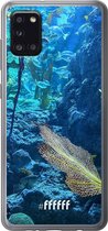 Samsung Galaxy A31 Hoesje Transparant TPU Case - Coral Reef #ffffff