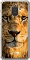 Samsung Galaxy A8 (2018) Hoesje Transparant TPU Case - Leo #ffffff