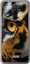 Xiaomi Redmi 9 Hoesje Transparant TPU Case - Tiger #ffffff