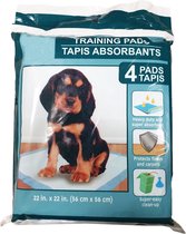 Heavy duty training pads voor puppy en grote honden - Zindelijkheidstraining - 4 pads - 56 cm bij 56 cm