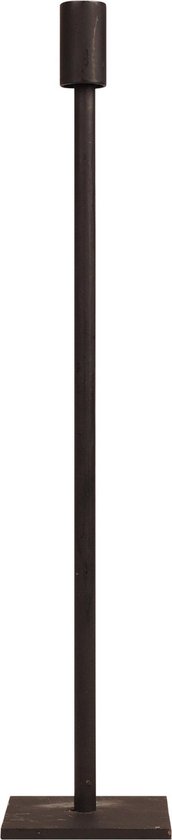 Zwarte kandelaar "Cleo" (maat L) | Leeff - 45 cm