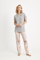 Catherine's - Dames Pyjama Set, Korte Mouwen - XXL