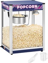 Royal Catering Popcorn Machine blauw - 8 ons
