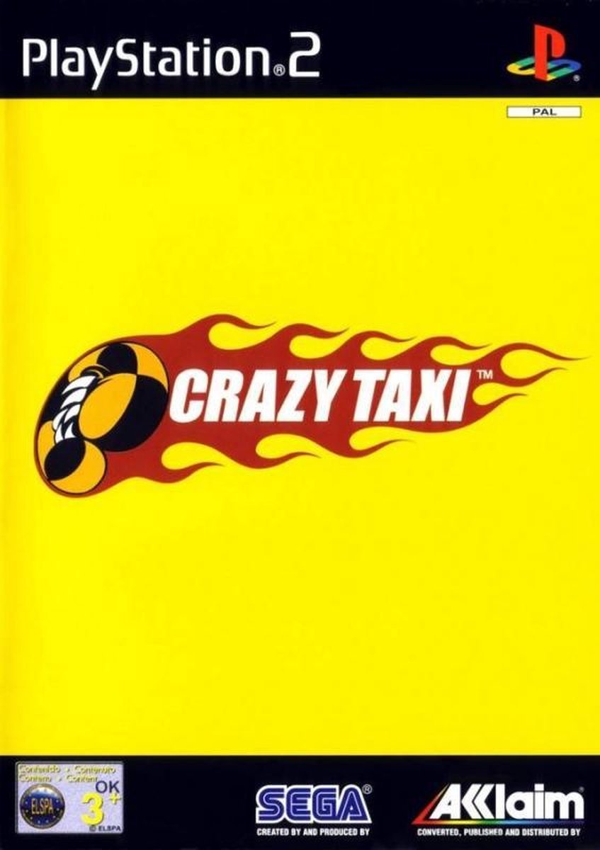 SEGA Crazy Taxi Standaard Duits, Engels, Spaans, Frans, Italiaans, Japans PC