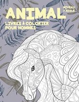 Livres a colorier pour hommes - Niveau facile - Animal