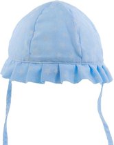 Baby zonnehoedje|kleur blauw maat 12-24 maanden|Chapeau de soleil bébé couleur bleu taille 12-24 mois