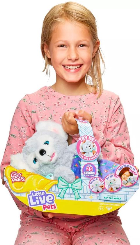 Little Live Pets Cozy Dozys Koala Interactieve Knuffel bol