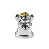 Quiges - 925 - Zilveren - Bedels -Sterling zilver - Beads - Engeltje Kraal Charm - Geschikt – voor - alle bekende merken - Armband Z566