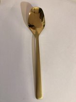 Eetlepels mat, glans goud 6 stuks