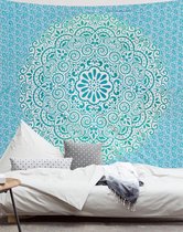 Myroundie - roundie - vierkant strandlaken XL – yoga kleed- speelkleed - picknickkleed -100% katoen – Q23
