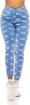 Joggingbroek dames broek blauw maat M/L