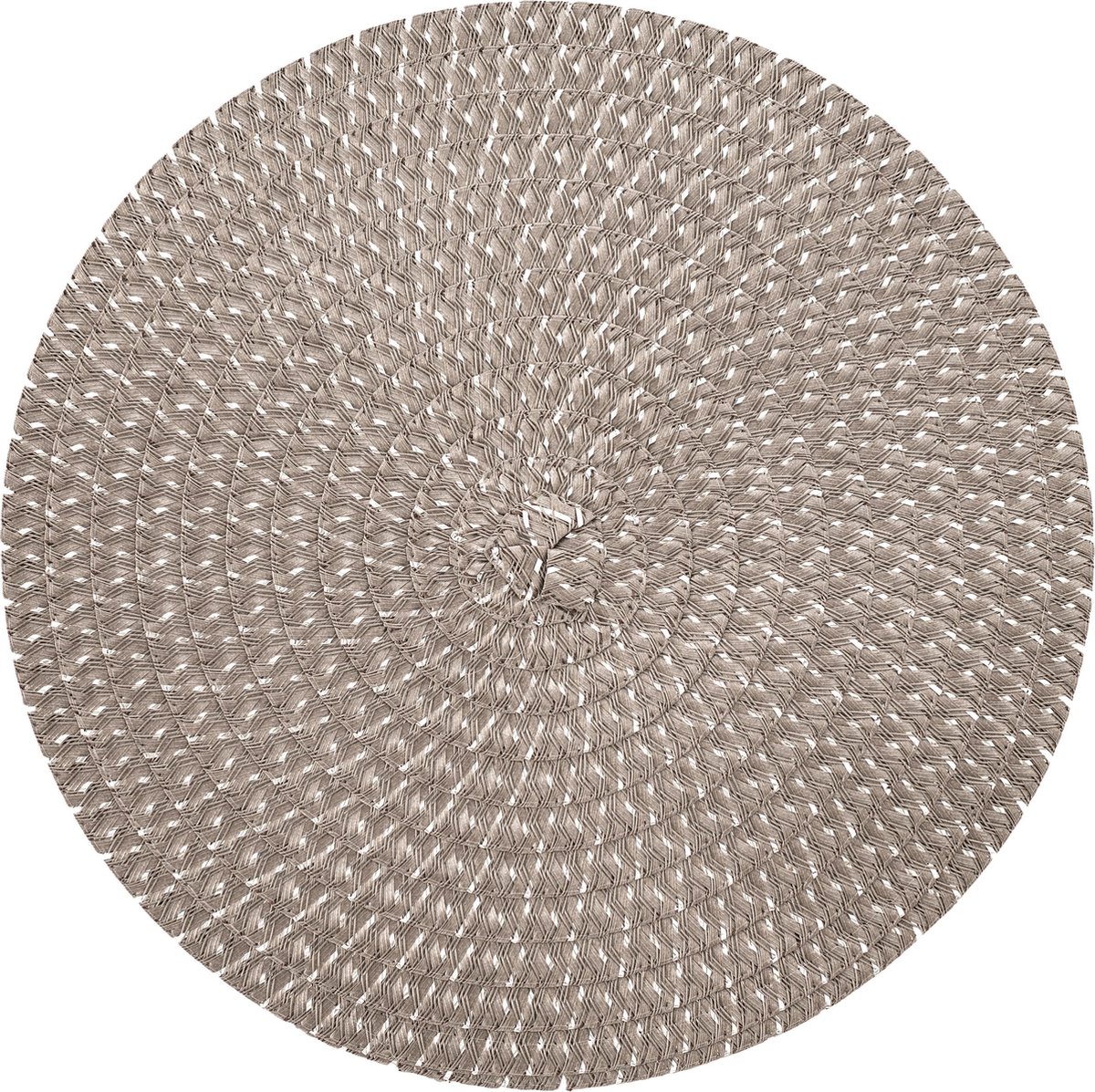 Placemat Rond GRIJS GOUD Ø 38cm Set4